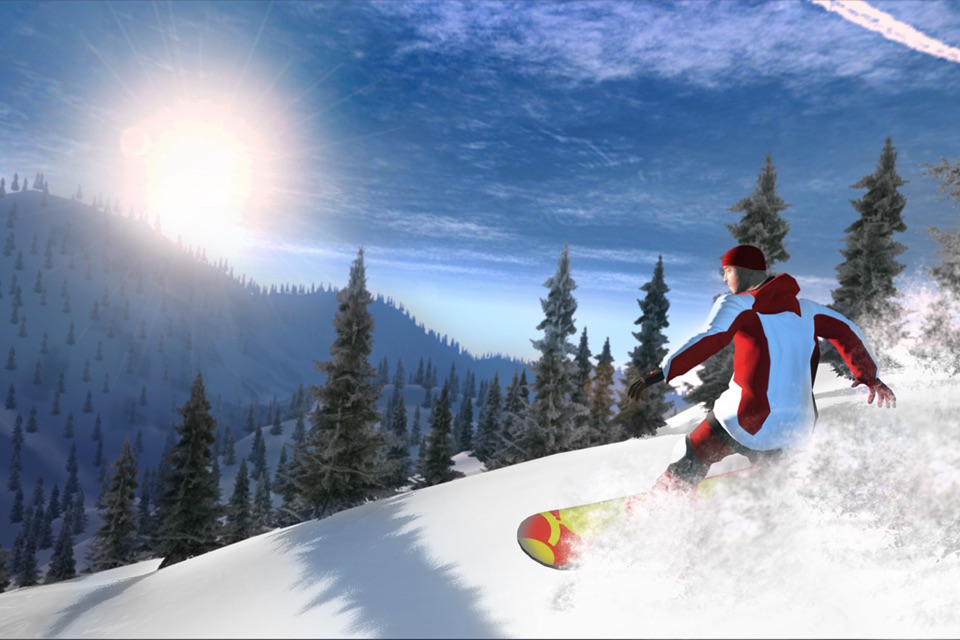 Downhill Snowboard 3D Winter Sports Free screenshot 4