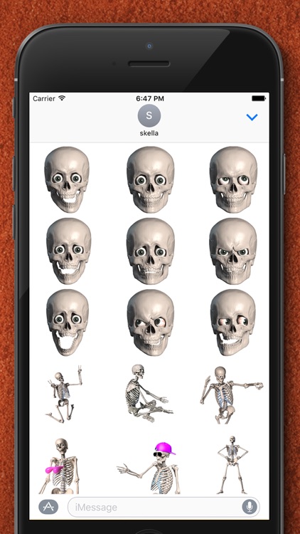 Skelly Stickers: Skulls and Skeletons