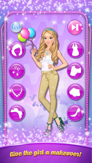 Girl and Balloons - Dress Up Game For Little Girls(圖2)-速報App