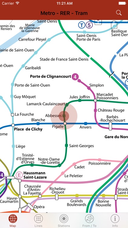 Paris By Metro – Easy subway, Train & Tram Maps screenshot-0