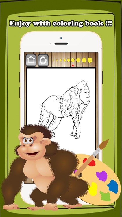 Wild Animals Coloring Book Kids Educational Games