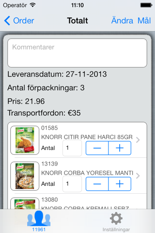 Tok bestel-app screenshot 3