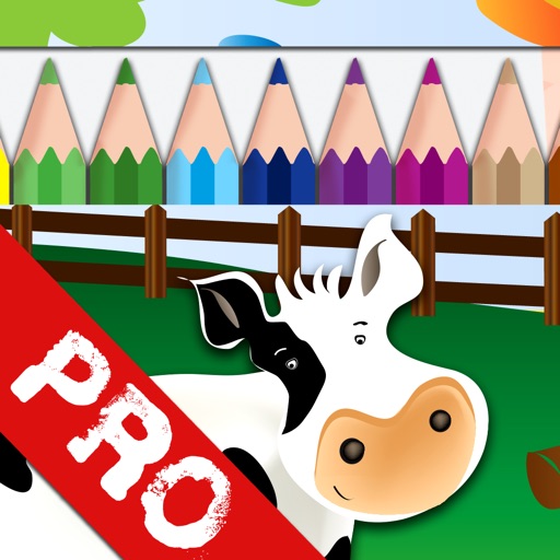 Draw and Colour: The Farm PRO Icon
