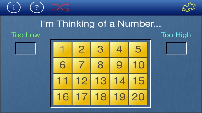 Thinking of a Number