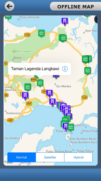 Langkawi Island Offline Map Tourism Guide