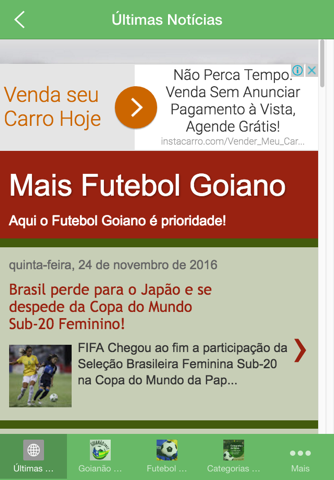 Mais Futebol Goiano screenshot 2