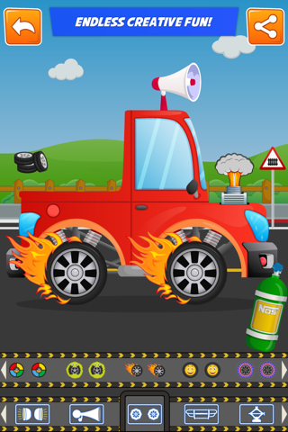 Little Truck Builder Factory- Play and Build Vehicles and Trucks screenshot 2