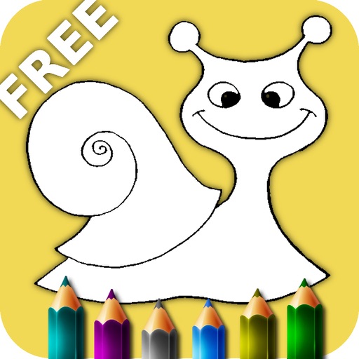 Coloring book for litle baby HD. Lite Free iOS App