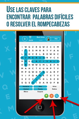 Anatomy Word Search- Medical Terms Game screenshot 3