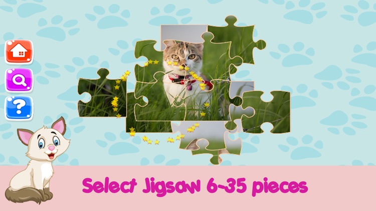 Cute Kitten Cat Jigsaw Puzzle Games For Kids