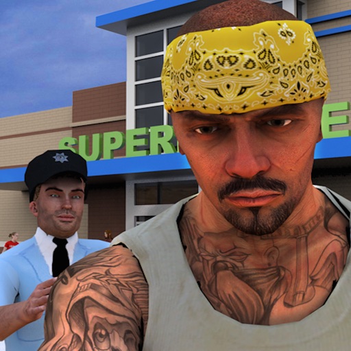Supermarket Robbery Escape 3D