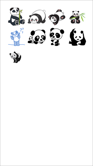 Panda Two Sticker Pack(圖1)-速報App