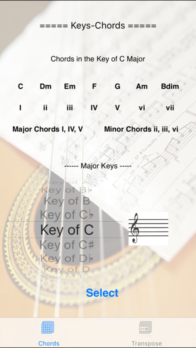 How to cancel & delete Keys-Chords from iphone & ipad 1