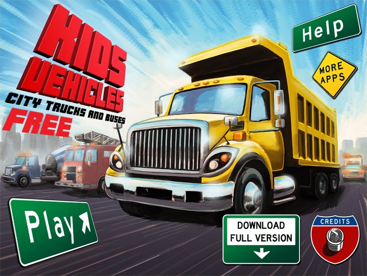 Kids Vehicles: City Trucks & Buses HD Lite screenshot-4
