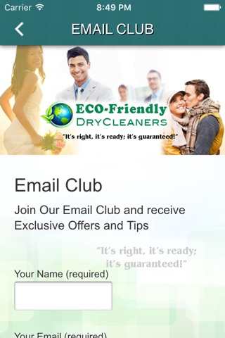 Eco Friendly Dry Cleaners screenshot 2