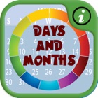 Preschool Education - Days and Months Learning for Kids Using Flashcards and Sounds