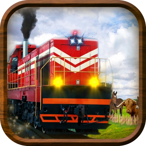 Farm Animal Transport Train - Transport animals 3d Icon