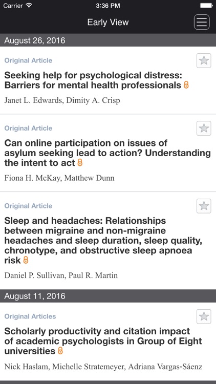 Australian Journal of Psychology