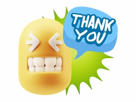 3D Thanks, Sorry, Never Mind, It's Okay is a fun stickers pack for iMessage