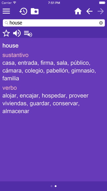 Spanish Multilingual dictionary