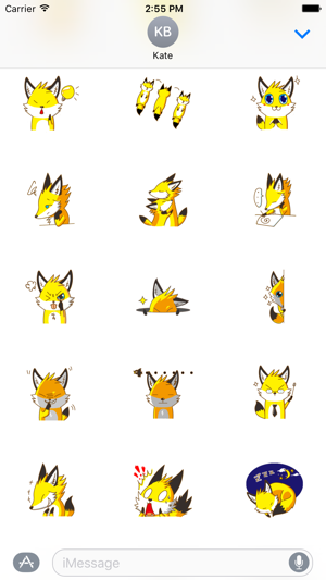 Little Golden Fox Sticker(圖2)-速報App