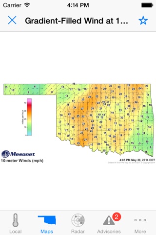 Mesonet screenshot 3