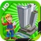 Your object in the fun mobile game Tower Building is to construct a turret as tall as you can