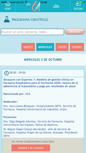 SEFH 16 – 61 Congreso en Gijón(圖2)-速報App