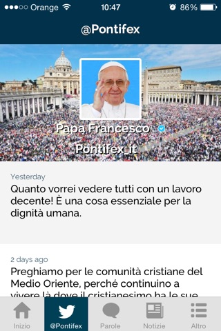 The Vatican News screenshot 2