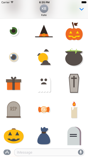 Halloween Sticker Pack and Emoji for iMessage Chat(圖2)-速報App