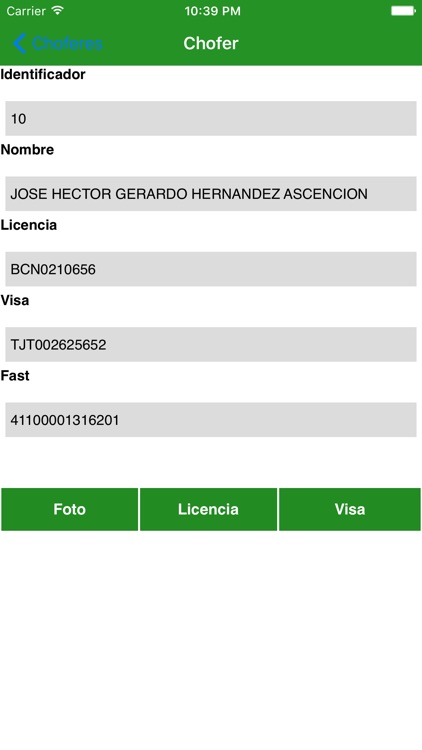 Transportes Sandoval Clientes screenshot-3