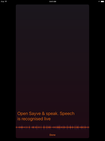 Sayve, the voice recorder and transcriber - náhled