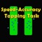 This App has been designed to demonstrate Fitts' Law - also referred to as the speed-accuracy trade-off i