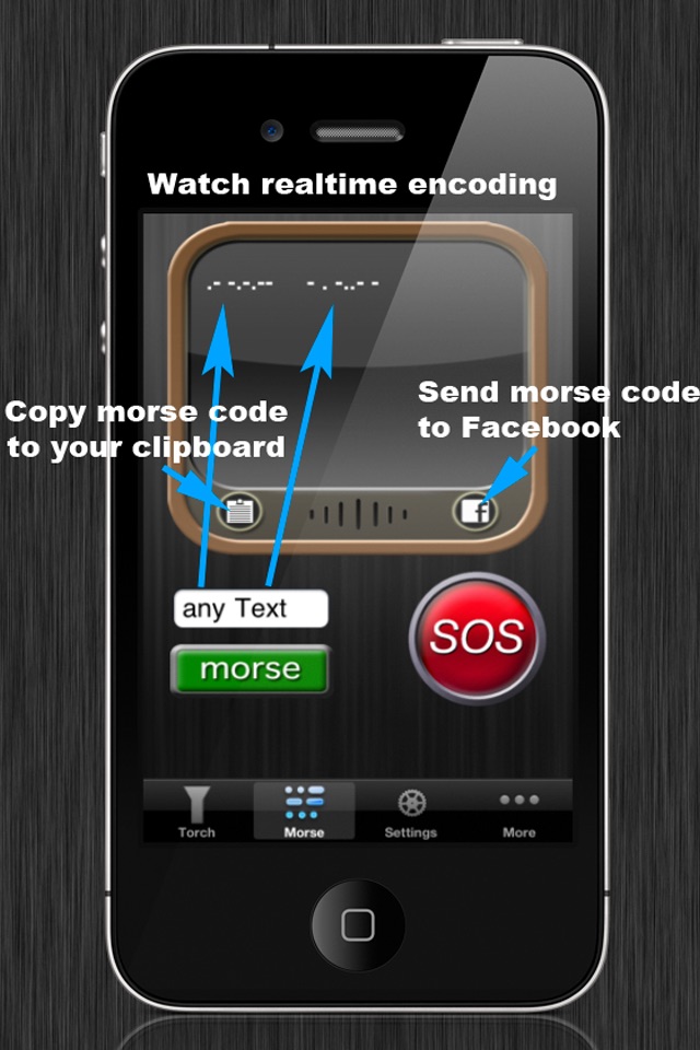 Flashlight & Morse Utility screenshot 4