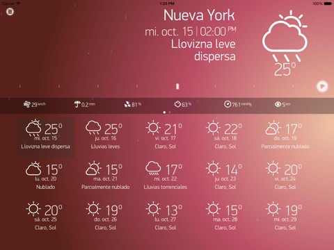 Weather Book for iPad screenshot 2