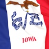 Iowa Flag Stickers