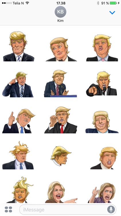President Trump Emojis - "Grab em"