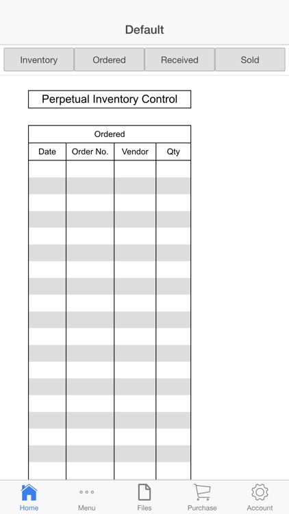 Parts Inventory