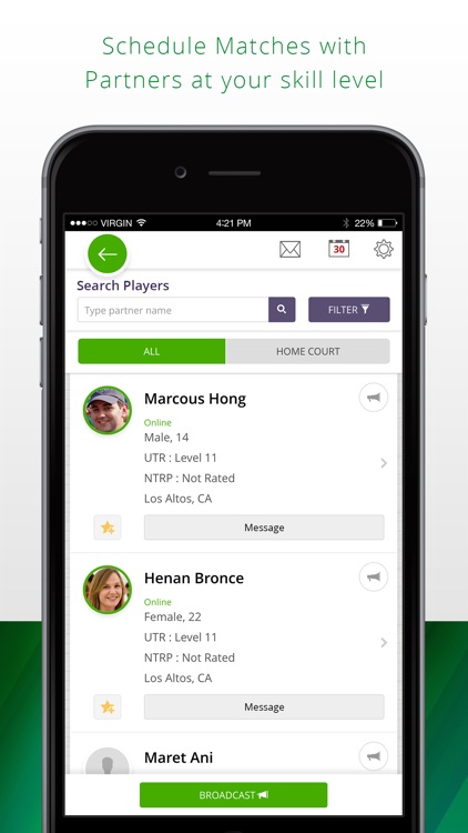 Tennis360Hub:Find Tennis Partners & Tennis Courts by Tennis360 LLC