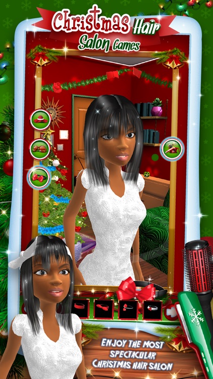 Christmas Hair Salon Games: Girls Hairstyle Studio screenshot-3