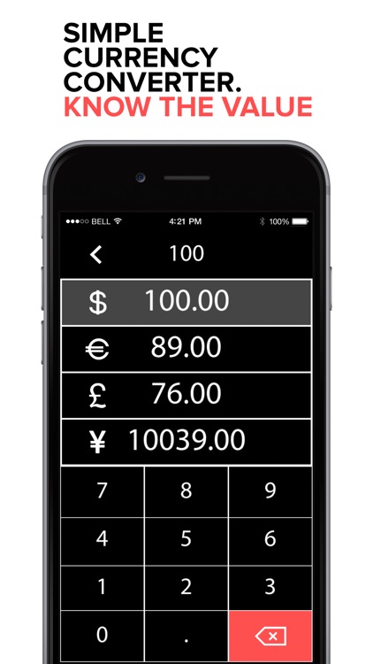 US Dollar exchange rate PRO. USD to EURO, GBP, JPY