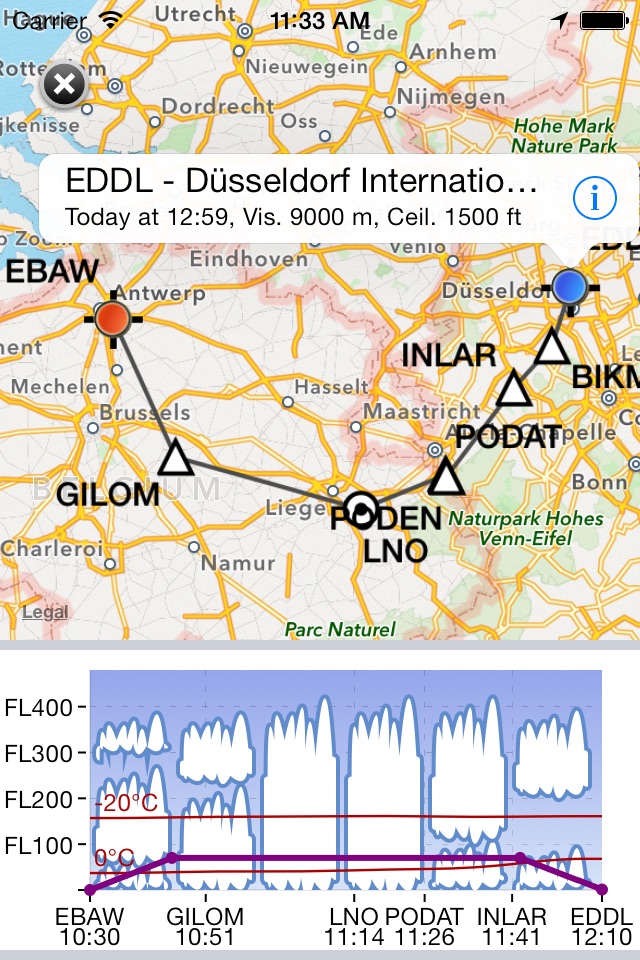 AeroPlus FlightPlan - VFR/IFR screenshot 2