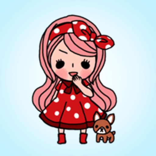 Country Little Girl - Stickers Pack! icon