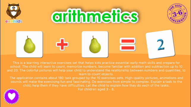 Arithmetics Pro For Preschoolers