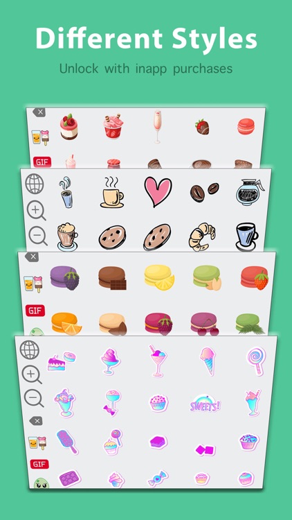 Kawaii Food Emoji Keyboard & Sticker Packs screenshot-4
