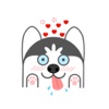 Dogmoji - Lovely Husky Puppy Stickers