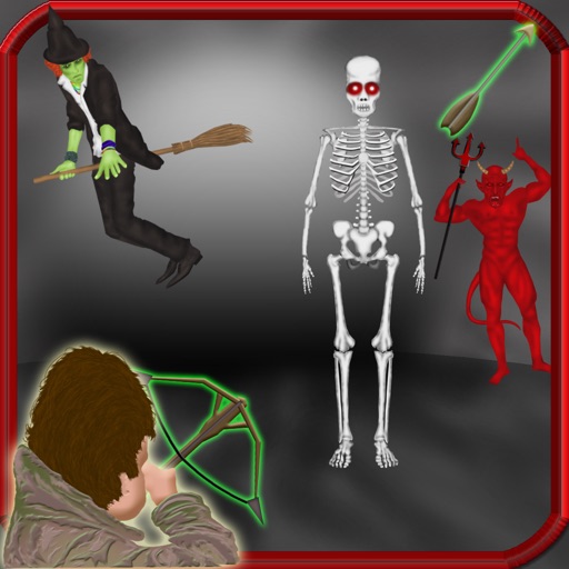 Halloween Creatures Slice Wooden Arrows iOS App