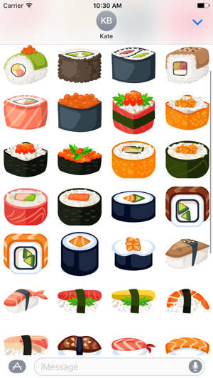 Sushi Stickers for iMessage #4(圖1)-速報App