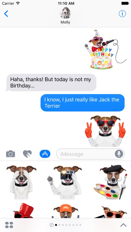 Jack the Terrier - Dog Stickers for iMessage