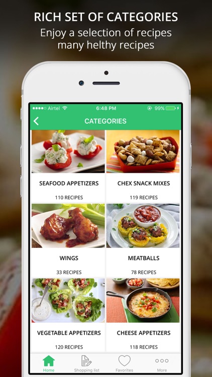 Appetizer Recipes Pro - Cook And Learn